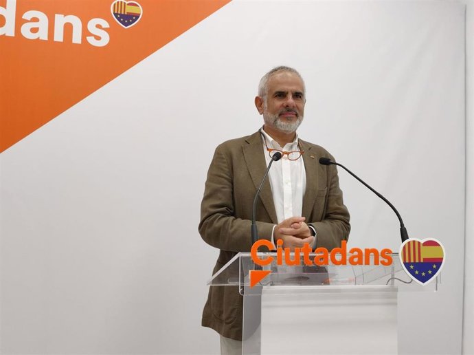 El presidente de Cs de Catalunya, Carlos Carrizosa.