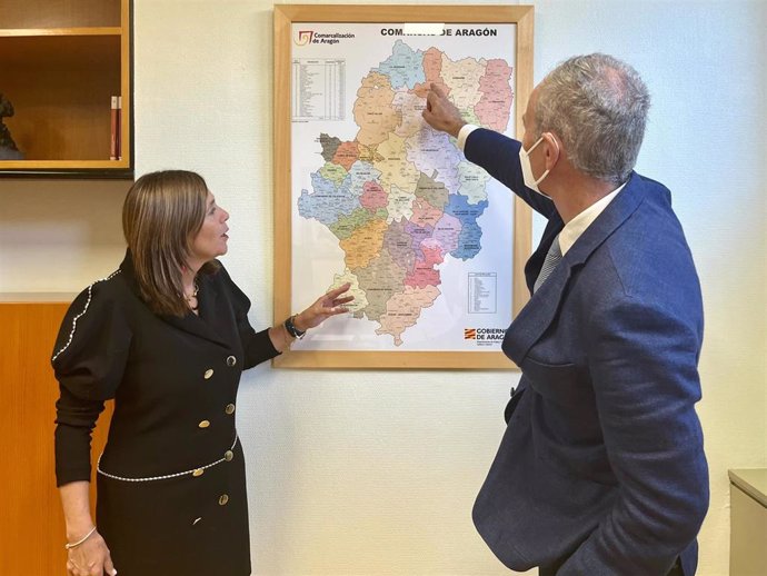 La consejera de Presidencia en Aragón