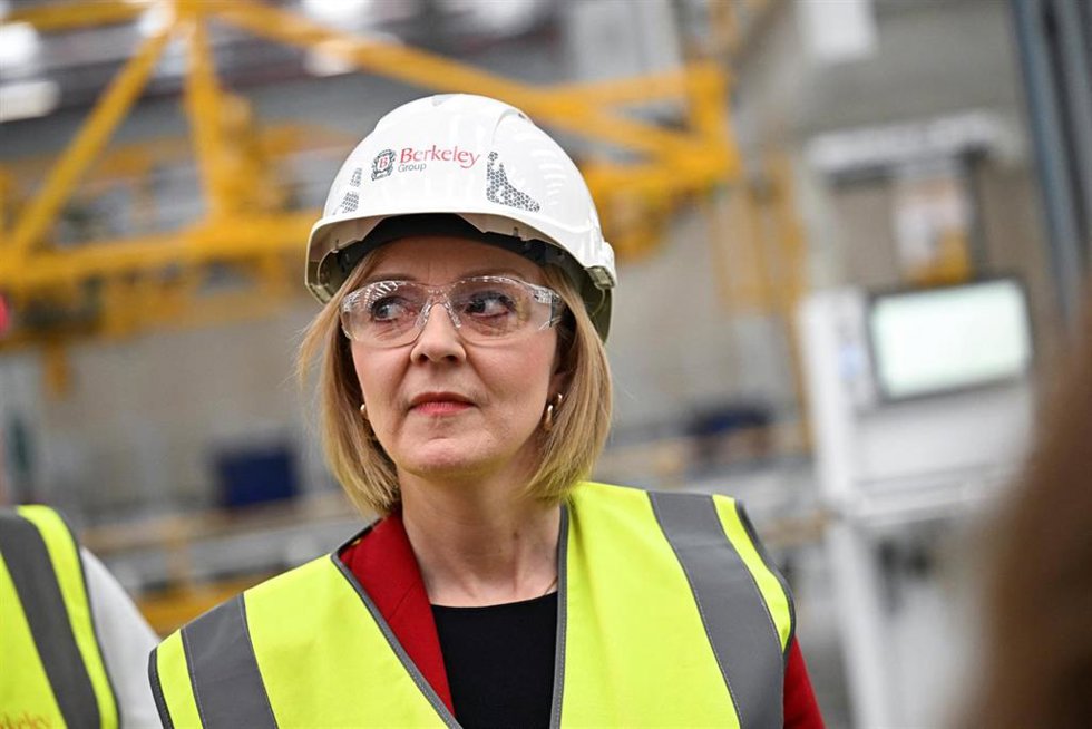 La primera ministra británica, Liz Truss