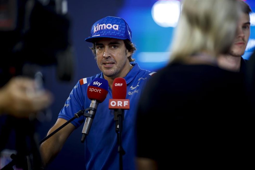El piloto español de Fórmula 1 Fernando Alonso (Alpine). 