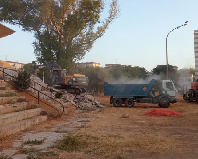 Obras en el IES La Rosaleda
