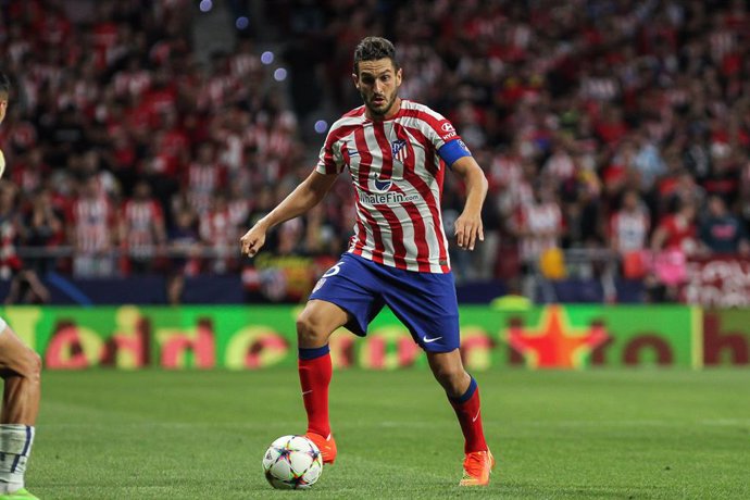 Jorge Resurreccion "Koke" of Atletico de Madrid in action during the UEFA Champions League, Group B, football match played between Atletico de Madrid and FC Porto at Civitas Metropolitano on September 07, 2022 in Madrid, Spain.