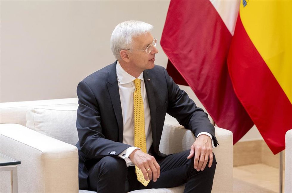 Archivo - El primer ministro de Letonia, Arturs Krisjanis Karins