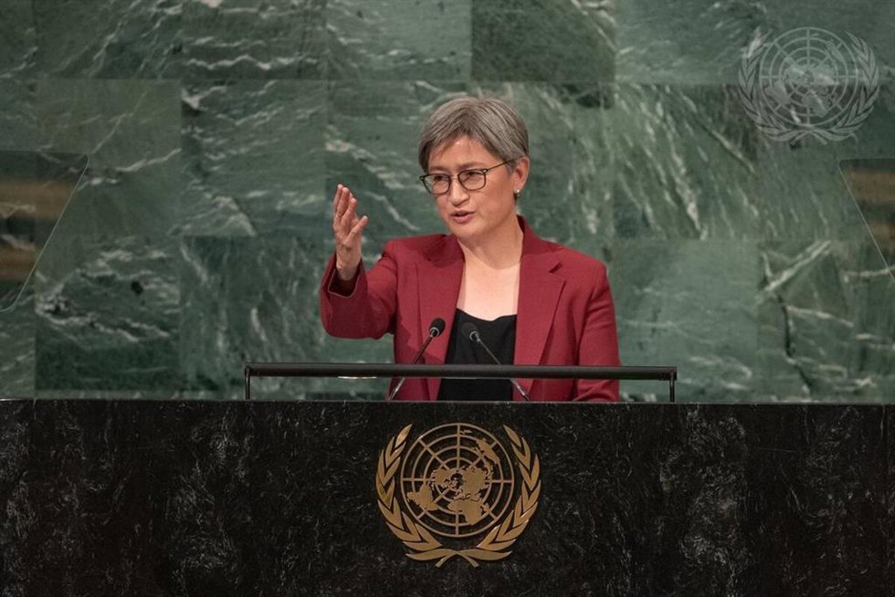 La ministra de Exteriores australiana, Penny Wong