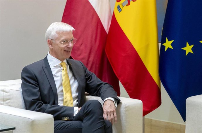 Archivo - El primer ministro de Letonia, Arturs Krisjanis Karins