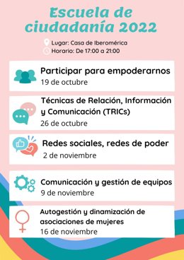 La Casa de Iberoamérica acoge los talleres del programa 'Escuela de Ciudadanía'.