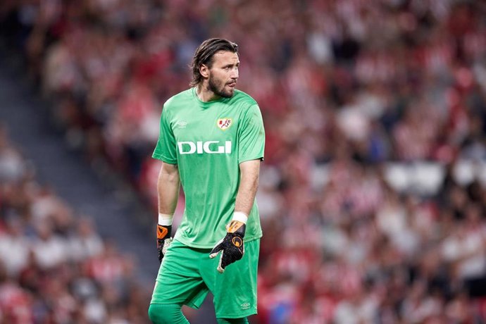 Stole Dimitrievski con el Rayo Vallecano