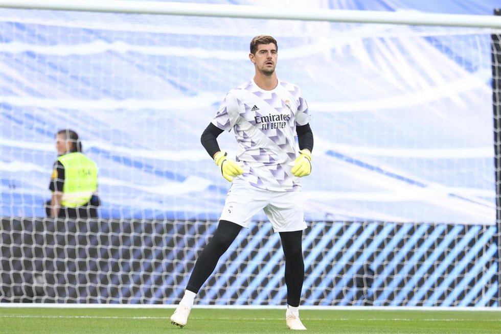 Thibaut Courtois con el Real Madrid