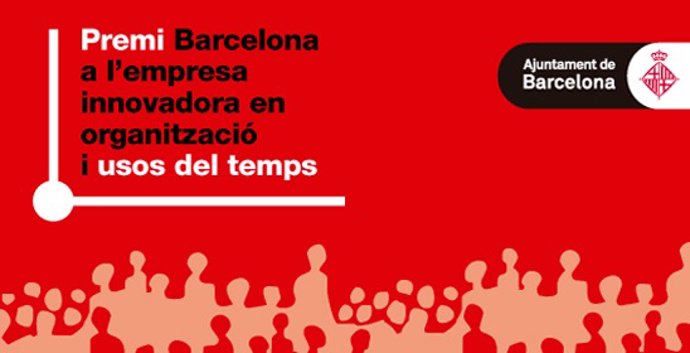 Cartel del XI Premio Barcelona a la Empresa Innovadora en Organización y Uso del Tiempo, de Barcelona Activa