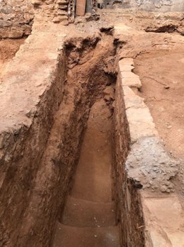 Restes arqueolgiques a la masia de Can Valent de Barcelona