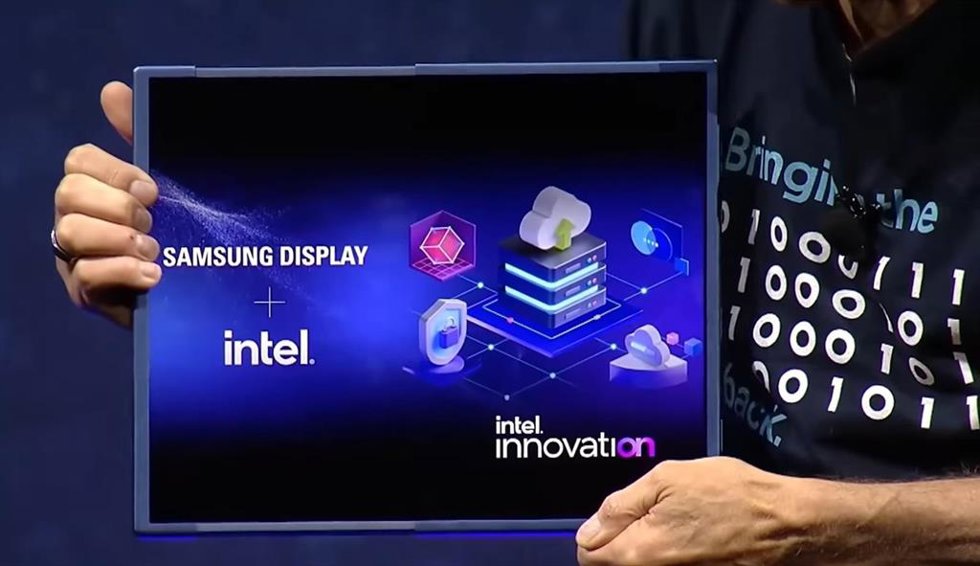 Prototipo de PC con pantalla deslizante