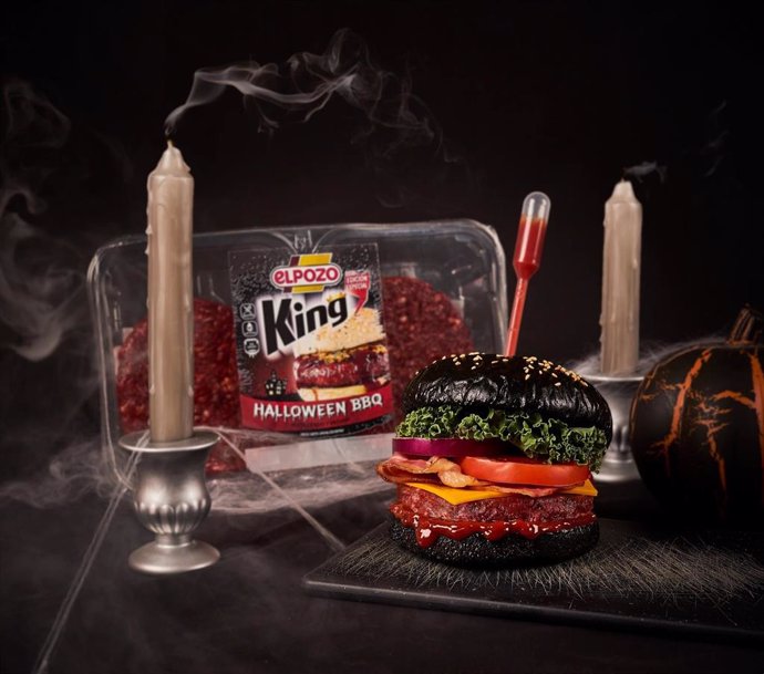 ElPozo King lanza una edición limitada para Halloween de su Burger BBQ