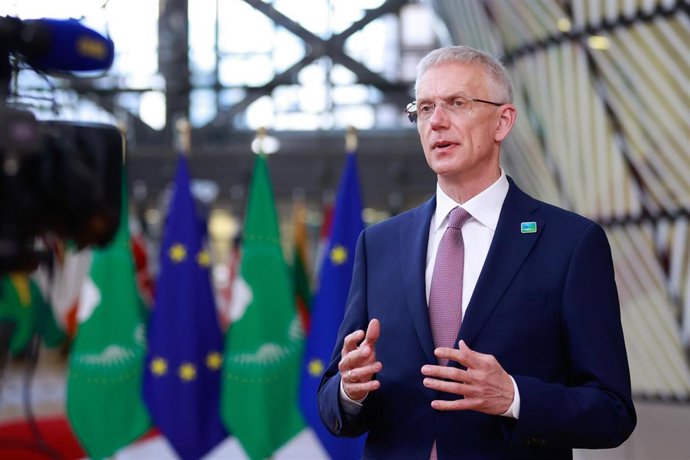 Archivo - El primer ministro en funciones de Letonia, Arturs Krisjanis Karins