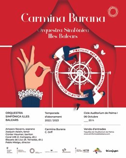 Cartel del Ciclo Auditorium de Palma.