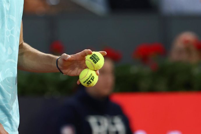 Archivo - Alexander Zverev, en el Mutua Madrid Open 2022.