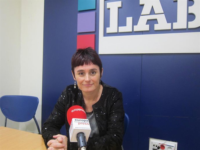 Archivo - Garbiñe Aranburu (secretaria general de LAB)