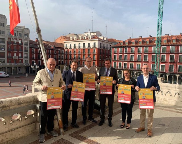 Presentación de la nueva camapaña de bonos de descuento para el comercio de Valladolid.