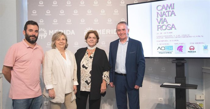 Presentación de la 'Caminata Vía Rosa' de Mérida