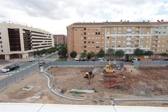 Hoy han comenzado las obras de excavación para el soterramiento de la subestación de Cascajos