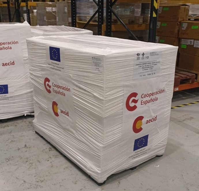 Archivo - España envía medicinas y material sanitario a Cuba para atender a los afectados por el incendio en Matanzas