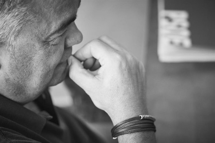 Archivo - El secretario de Organización del Partido Socialista, Santos Cerdán, durante una entrevista para Europa Press, a 18 de agosto de 2022, en Milagro, Pamplona, Navarra, (España). Santos Cerdán León, que nació en Milagro, fue nombrado secretario d