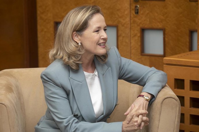 La vicepresidenta del Gobierno y ministra de Asuntos Económicos, Nadia Calviño.