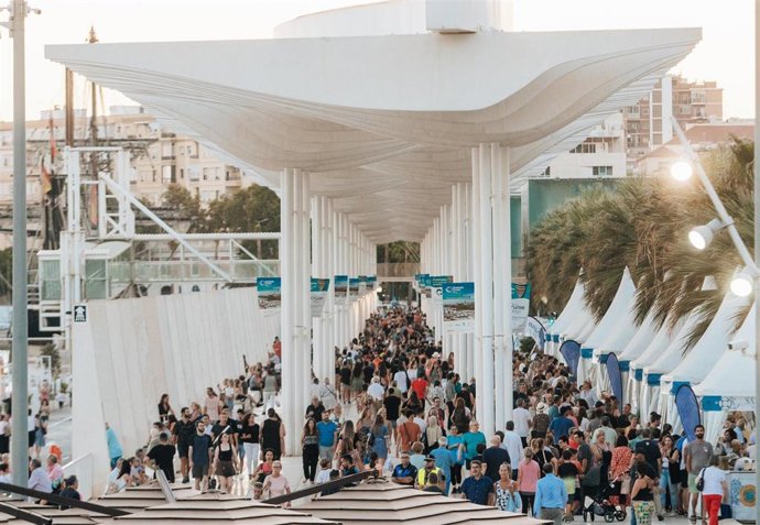 Palmeral de las Sorpresas durante Málaga Cruise Days