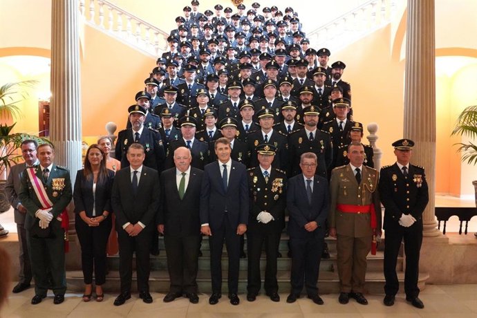 Imagen de los actos conmemorativos de la festividad de los Santos Ángels Custodios, patronos de la Policía Nacional