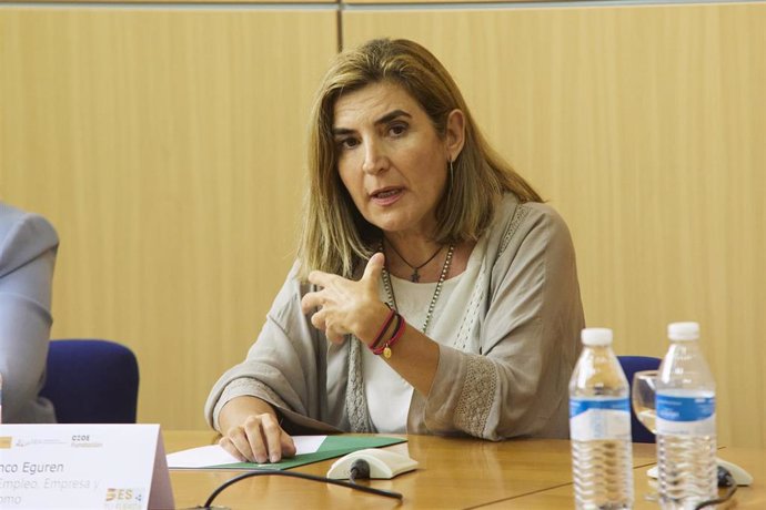La consejera de Empleo, Empresas y Trabajadores Autónomos de la Junta de Andalucía, Rocío Blanco
