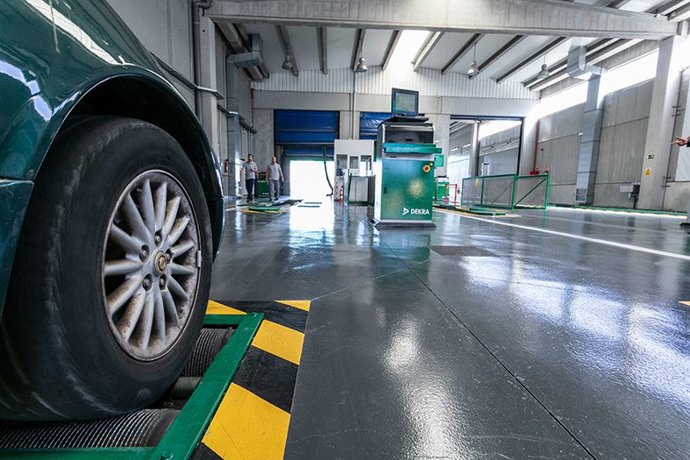 Las instalaciones de DEKRA en su ITV de Leganés
