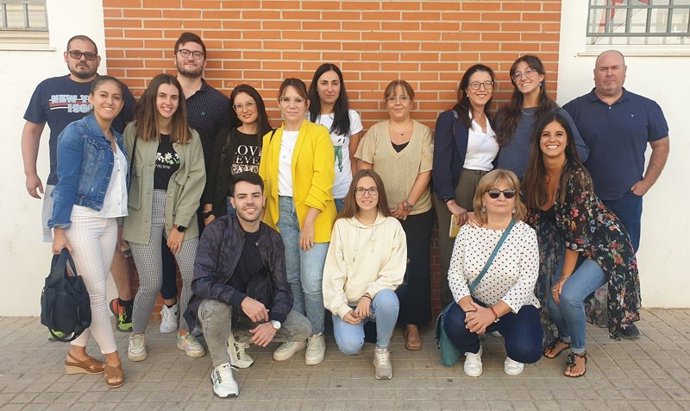 Participantes en la nueva 'Lanzadera Conecta Empleo' de Lucena.