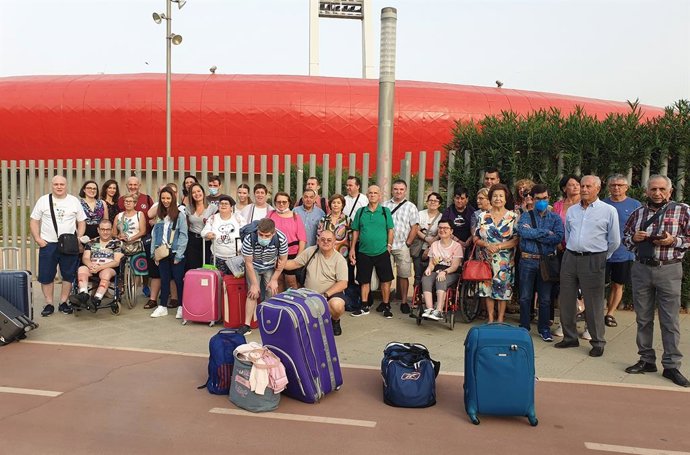 Participantes del viaje de 'ecoturismo' de Verdiblanca.