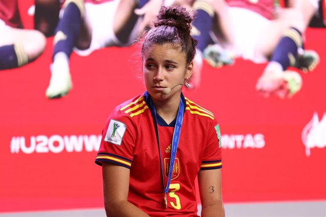 Archivo - Ana Tejada durante la recepción a la selección española Sub-20 campeona del mundo