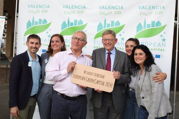 Acto de apoyo a la candidatura de Valncia como Capital Verde Europea 2024