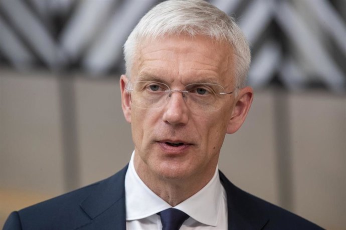 Archivo - El primer ministro de Letonia, Krisjanis Karins