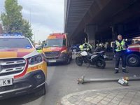 Detenida la conductora que atropelló gravemente a una mujer en Vallecas