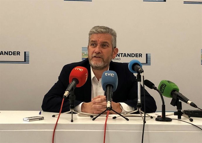 Archivo - El portavoz de Cs y del equipo de Gobierno del Ayuntamiento de Santander, Javier Ceruti