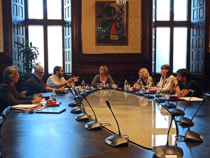 Reunión de la Mesa del Parlament del 4 de octubre.