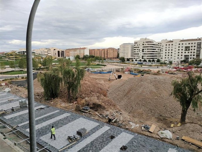 Obras del Nudo de Vara de Rey en septiembre de 2022