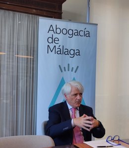 Archivo - El decano del Colegio de Abogados de Málaga, Salvador González. - ARCHIVO