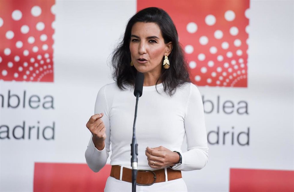 La portavoz de Vox en la Asamblea de Madrid, Rocío Monasterio