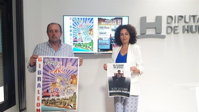 Presentación de la Feria de San Lucas de Gibraleón en la Diputación.