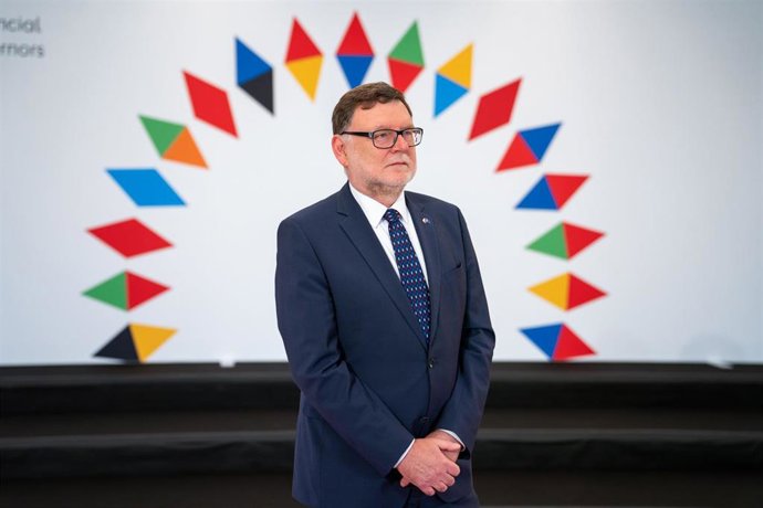 HANDOUT - 09 September 2022, Czech Republic, Prague: Czech Minister of Finance Zbynek Stanjura attends EU finance ministers meeting. Photo: -/EU Council/dpa - ATTENTION: editorial use only and only if the credit mentioned above is referenced in full