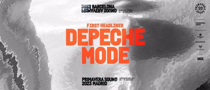 Cartel de los conciertos de Depeche Mode en el Primavera Sound