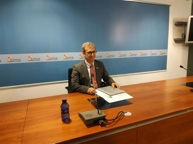 Mariano Veganzones, durante su comparecencia para valorar los datos del paro del mes de septiembre.