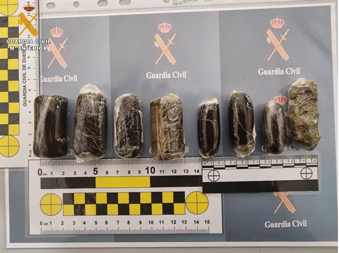 Droga incautada a las mujeres.