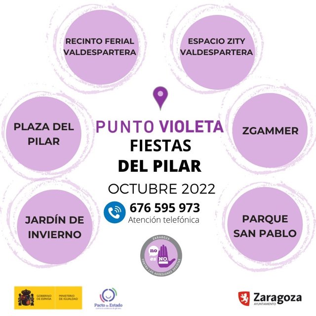 El Ayuntamiento emprende una campaña contra las agresiones sexistas en las fiestas del Pilar