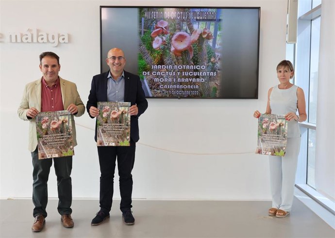 Presentación de la VII Feria de Cactus y Suculentas, que se celebrará en Casarabonela