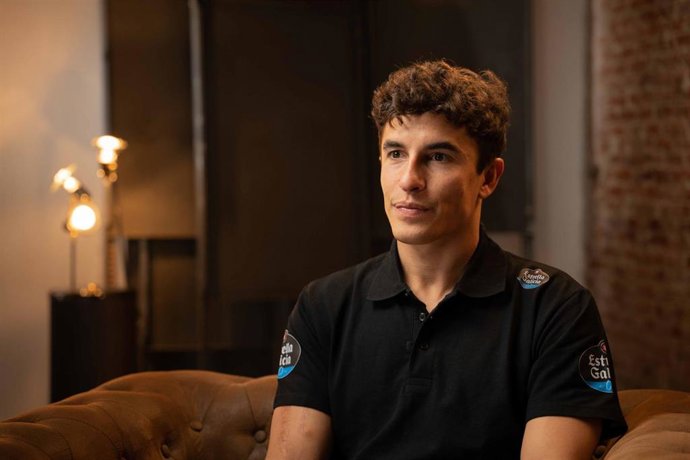 El piloto español de MotoGP Marc Márquez (Repsol Honda), en un evento de Estrella Galicia 0,0.