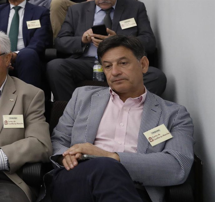 El secretario regional de UPA, Julián Morcillo, en el Debate sobre el Estado de la Región.